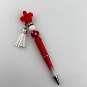 Fun Office Supplies Fun Pens Trendy Beadable Pens Silcone Bead Pens Cute Charm Pens For Writing