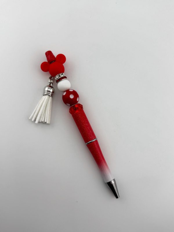 Fun Office Supplies Fun Pens Trendy Beadable Pens Silcone Bead Pens Cute Charm Pens For Writing