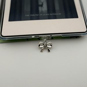 Trendy Bow Silver Kindle Charms